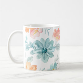 Caneca De Café Flores à prova de água: o toque da natureza numa c
