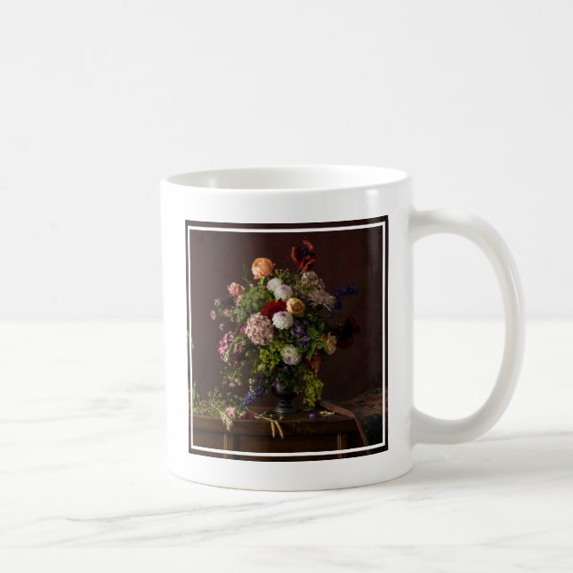 Caneca De Café Flores | Acordo Floral (Direita)