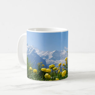 Caneca De Café Flores   Alpes suíços Eiger Monch