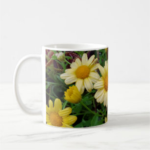 Caneca De Café Flores amarelas