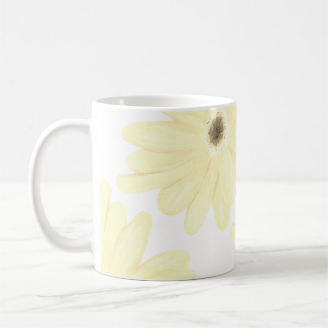 Caneca De Café Flores Amarelas Tranquilo Morning (Esquerda)