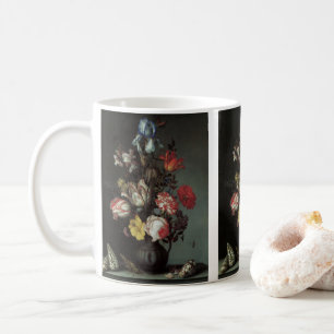 Caneca De Café Flores Barrocas Antigas por Balthasar van der Ast