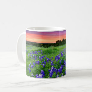 Caneca De Café Flores   Bluetooth no Texas Sunset