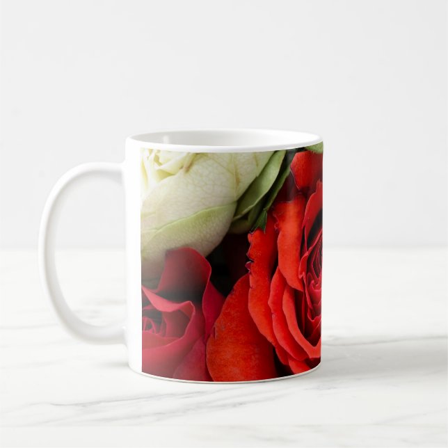 Caneca De Café flores bonitas (Esquerda)