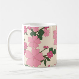 Caneca De Café Flores bonito Rosa