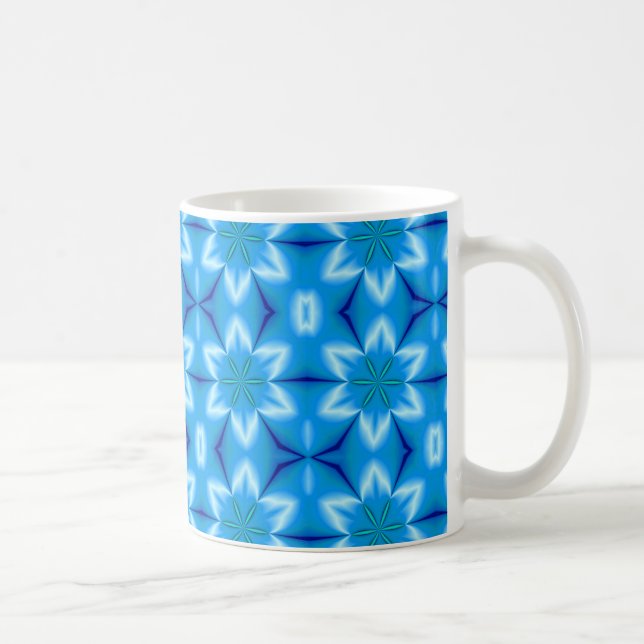 Caneca De Café Flores Brancas Congeladas (Direita)