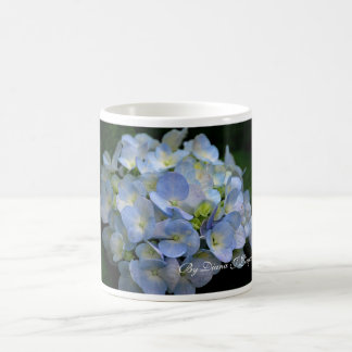 Caneca De Café Flores Caneca-Azuis do hydrangea