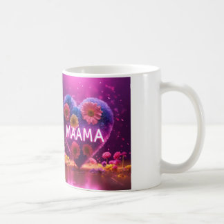 Caneca De Café Flores coloridas mamães