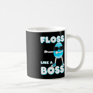 Caneca De Café Flores Como Um Chefe De Páscoa Miúdas Que Fogem Ov