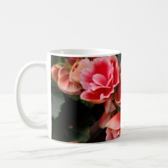 Caneca De Café Flores cor-de-rosa (Esquerda)