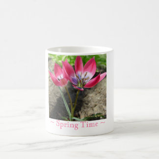 Caneca De Café Flores cor-de-rosa-crocus Mug