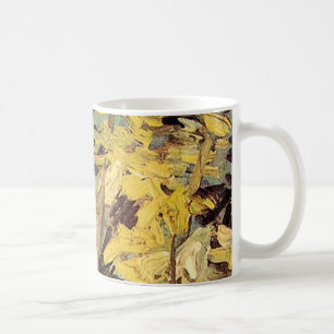 Caneca De Café Flores de Acacia Flagres Vincent van Gogh.