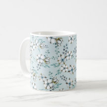 Flores de Algodão Aquoso e Eucalyptus