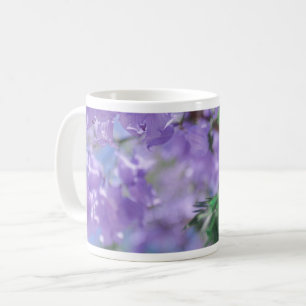 Caneca De Café Flores de Árvore Purple Jacaranda