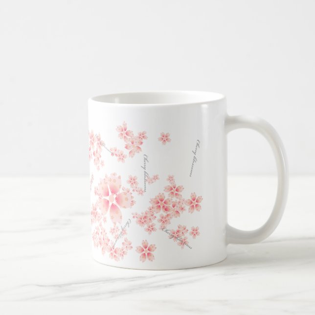 Caneca De Café Flores de cerejeira (Direita)