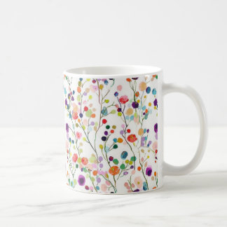 Caneca De Café Flores De Gema De Candy Multicolores Mugs & Tumble