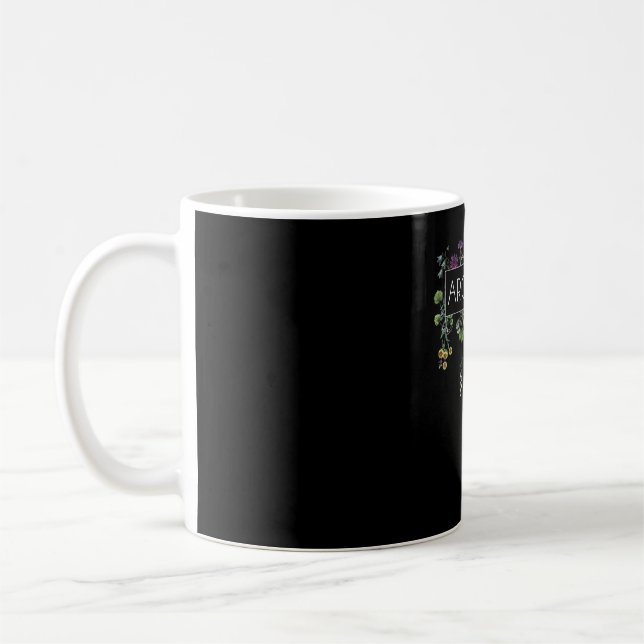 Caneca De Café flores de herbário de botânicos arquitetos (Esquerda)