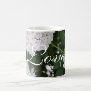 Caneca De Café Flores de Laurel da Montanha Branca