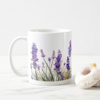 Caneca De Café Flores de lavanda
