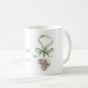 Caneca De Café Flores de Lavanda A Vida é um Sonho do Coração Fai