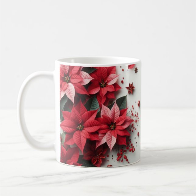 Caneca De Café Flores de Natal (Esquerda)