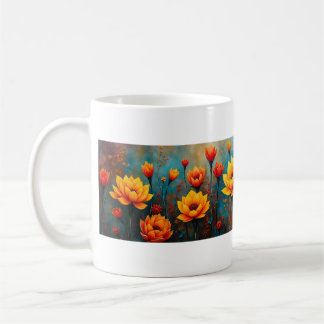 Caneca De Café Flores de outono