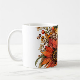 Caneca De Café Flores de outono
