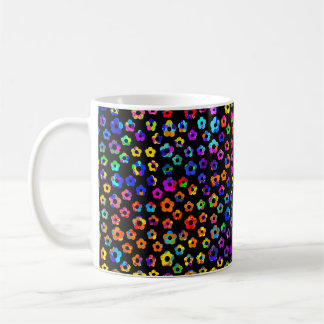 Caneca De Café Flores de Paint Splatter