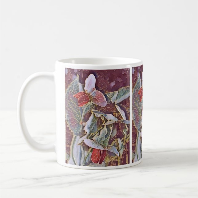 CANECA DE CAFÉ FLORES DE PEA DOCE (Esquerda)