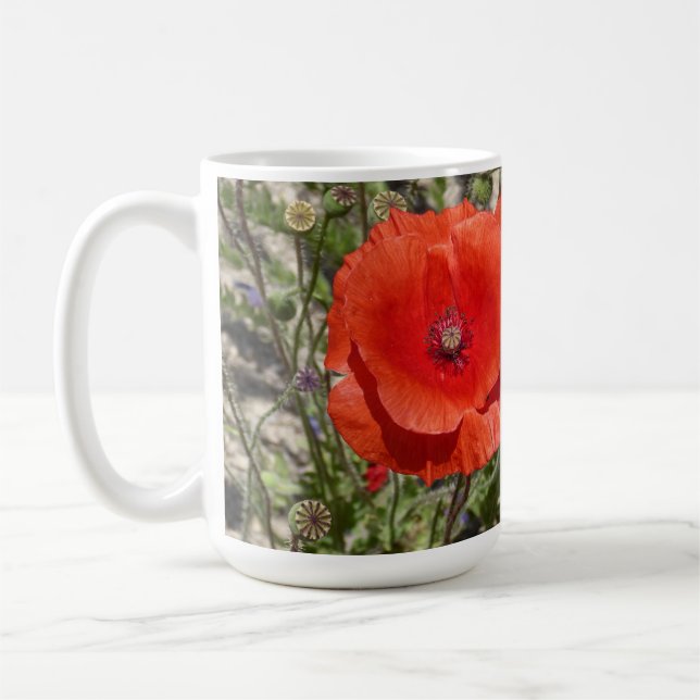 CANECA DE CAFÉ FLORES DE POPULAÇÃO (Esquerda)