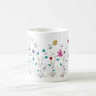 Caneca De Café Flores de primavera