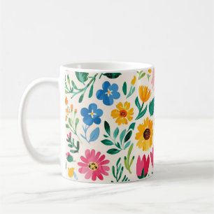 Caneca De Café Flores de primavera