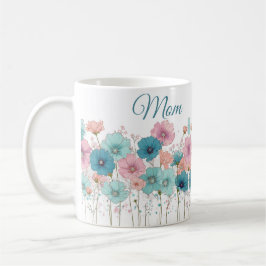 Caneca De Café Flores de Primavera Antigas para a Mamãe