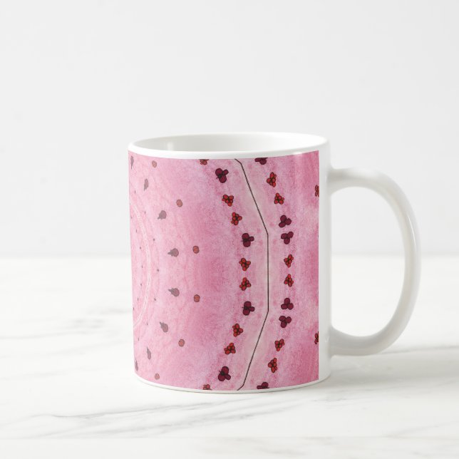 Caneca De Café Flores de primavera Caleidoscópio (Direita)