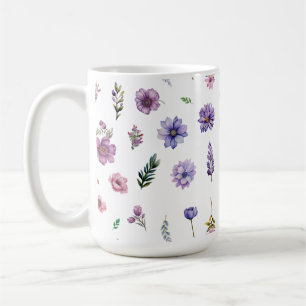 Caneca De Café Flores de primavera, cascata de caserna