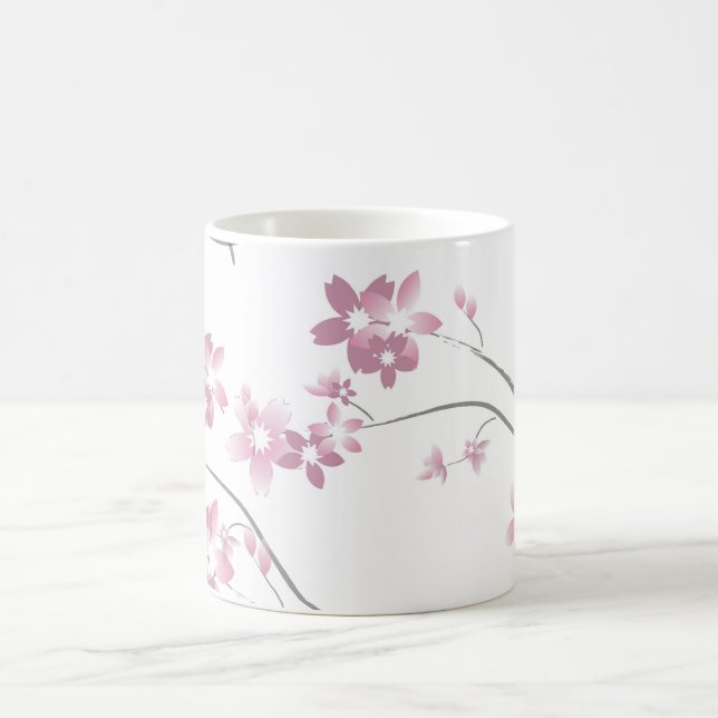 Caneca De Café Flores de Sakura (Centro)