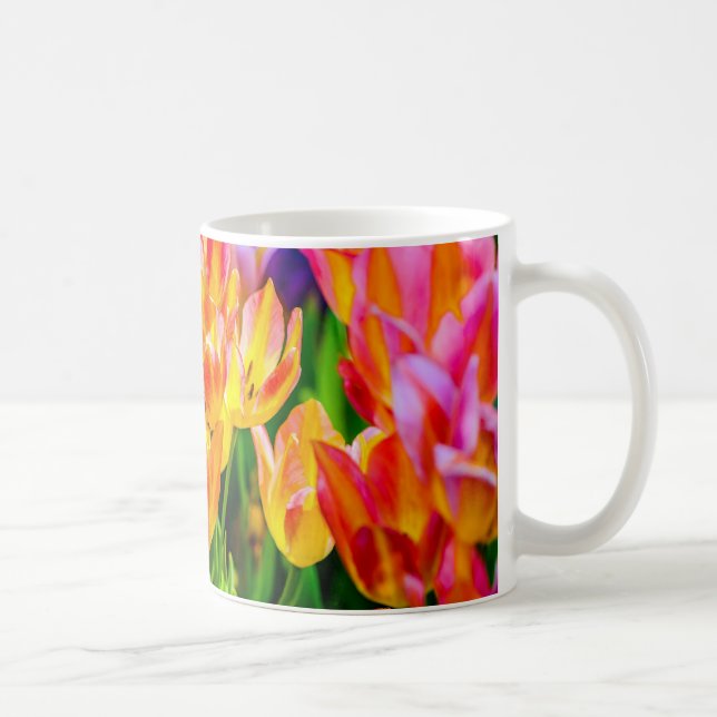 Caneca De Café Flores de Tulipa - Florescer (Direita)