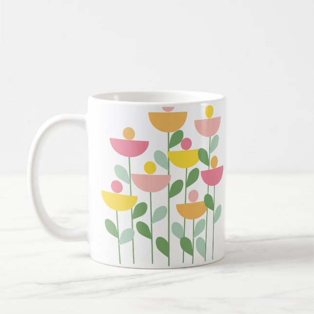 Caneca De Café Flores de Tutti Frutti (Esquerda)