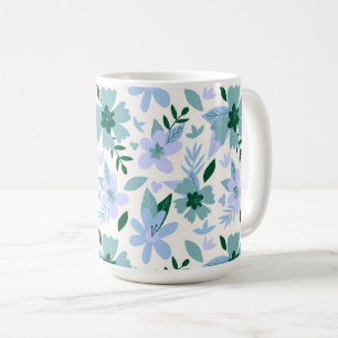 Caneca De Café Flores de verão