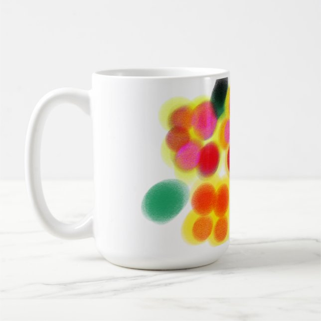 Caneca De Café Flores dia das mães (Esquerda)