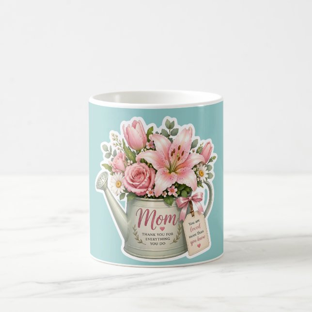 Caneca De Café Flores do Jardim da Mamãe (Centro)