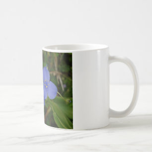 Caneca De Café Flores-do-mato-azuis Primaveras quentes