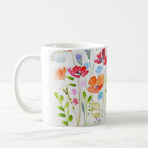 Caneca De Café Flores do prado