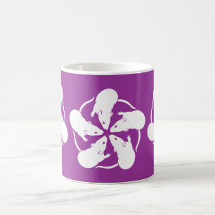 Caneca De Café Flores do rato