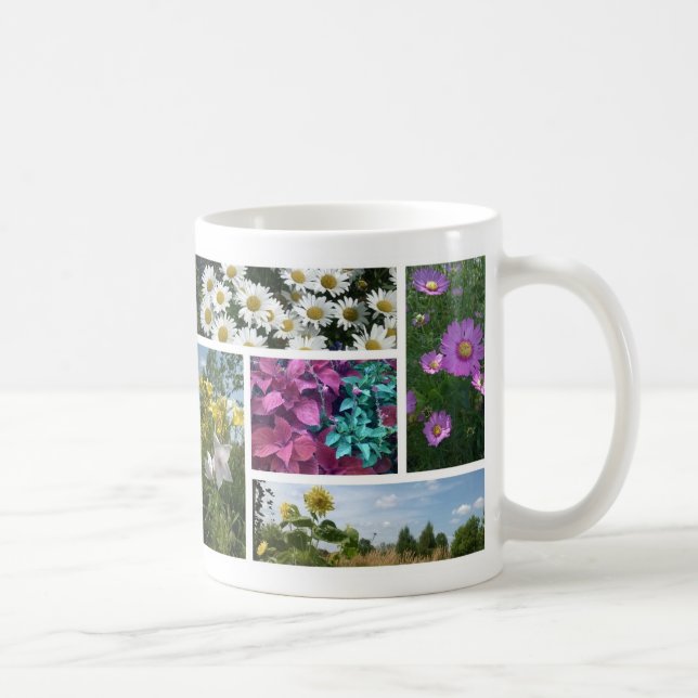 Caneca De Café Flores do verão (Direita)