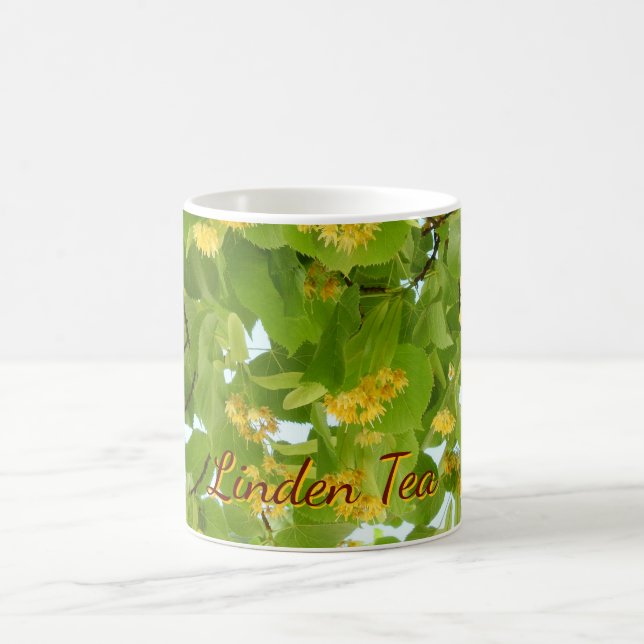 Caneca De Café flores e folhas de chá de tília (Centro)