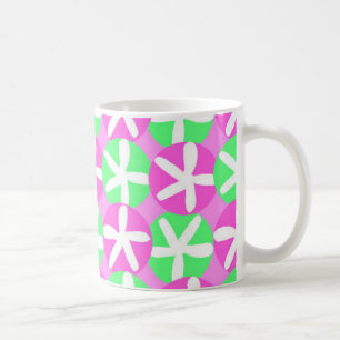 Caneca De Café Flores e pontos