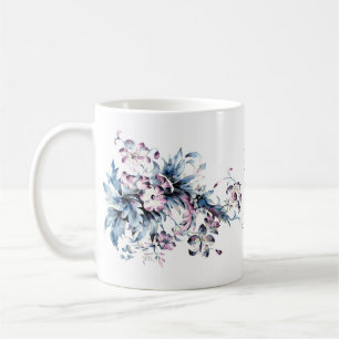 Caneca De Café Flores Elegantes Victorianas Amadas Românticas