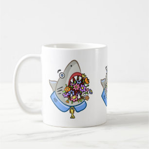 Caneca De Café Flores Em Tubarão