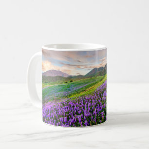 Caneca De Café Flores   Flores selvagens da Califórnia